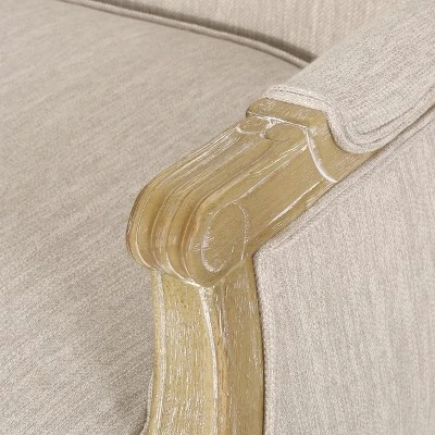 Christopher Knight Home Trask French Country 49.75"W Fabric Upholstered Loveseat 7 Christopher Knight Home Trask French Country 49.75"W Fabric Upholstered Loveseat - Image 7