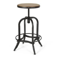 2pc Farmdale Industrial Firwood Adjustable Height Swivel Counter Height Barstools Antique Natural/Pewter - Christopher Knight Home 11 2pc Farmdale Industrial Firwood Adjustable Height Swivel Counter Height Barstools Antique Natural/Pewter - Christopher Knight Home -Living Furniture GUEST a3ad2250 e107 46f8 b155 fb14e222957c