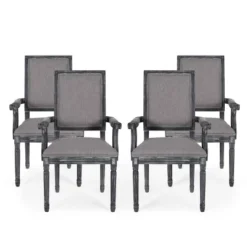Set Of 4 Maria French Country Wood Upholstered Dining Chairs - Christopher Knight Home 27 Set Of 4 Maria French Country Wood Upholstered Dining Chairs - Christopher Knight Home -Living Furniture GUEST a4f74a13 8a7d 41ca a1a9 aa431ce0f7b3