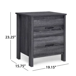 Set Of 2 Olimont Contemporary 2 Drawer Nightstands Sonoma Gray Oak - Christopher Knight Home 15 Set Of 2 Olimont Contemporary 2 Drawer Nightstands Sonoma Gray Oak - Christopher Knight Home -Living Furniture GUEST a662a1f2 c193 43e0 adf7 ce0cb080add0
