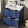 Christopher Knight Home Coralie Modern 30" Bathroom Vanity With Ceramic Sink And Full-Extension Drawers