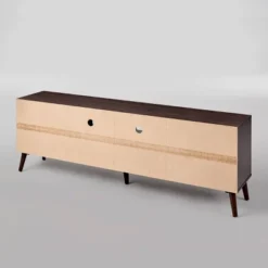 2pc Daru Mid-Century Entertainment Center Set Walnut - Christopher Knight Home -Living Furniture GUEST a72c2037 3cca 4bce ae56 c8518ea7dedb