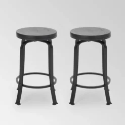 Set Of 2 Skyla Modern Industrial Swivel Counter Height Barstool - Christopher Knight Home 13 Set Of 2 Skyla Modern Industrial Swivel Counter Height Barstool - Christopher Knight Home -Living Furniture GUEST a73d5f1a 0f8d 4b1b 9e38 1537e96ff493