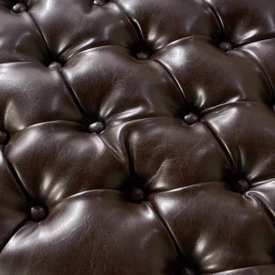 Juliana Tufted Faux Leather Storage Ottoman - Christopher Knight Home 2 Juliana Tufted Faux Leather Storage Ottoman - Christopher Knight Home - Image 2