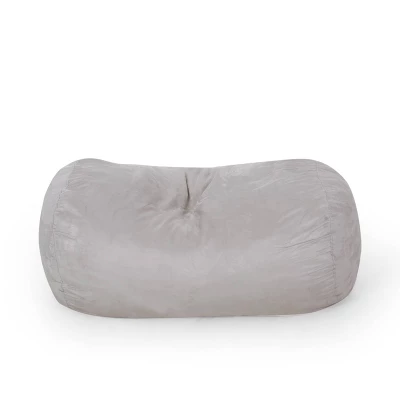 6.5' Inkom Modern Microfiber Pastel Bean Bag - Christopher Knight Home 9 6.5' Inkom Modern Microfiber Pastel Bean Bag - Christopher Knight Home - Image 9