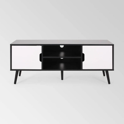 Peermont Mid-Century Modern TV Stand For TVs Up To 53" - Christopher Knight Home 5 Peermont Mid-Century Modern TV Stand For TVs Up To 53" - Christopher Knight Home - Image 5