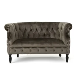 Milani Scroll Arm Loveseat - Christopher Knight Home 15 Milani Scroll Arm Loveseat - Christopher Knight Home -Living Furniture GUEST ab9c5ec1 c3da 4416 b5cd 54f9e30d3fc1