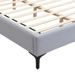 Christopher Knight Home Bertha Modern Upholstered Bed With Integrated Lights And Shelves -Living Furniture GUEST abc503c6 1de9 4af4 8124 8d2750873a33