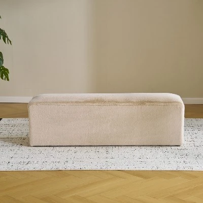 Christopher Knight Home Annette Modern Upholstered Long Ottoman 8 Christopher Knight Home Annette Modern Upholstered Long Ottoman - Image 8