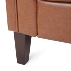 Pondway Contemporary Faux Leather Tufted 3 Seater Sofa - Christopher Knight Home -Living Furniture GUEST aca2d97f 069a 4f4d 8d60 cdf071f74865