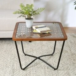 Christopher Knight Home Tierney Industrial Tempered Glass And Metal Square Coffee Table With Geometric Pattern 13 Christopher Knight Home Tierney Industrial Tempered Glass And Metal Square Coffee Table With Geometric Pattern -Living Furniture GUEST adc3767c 6243 473a 93b1 0f36a0b08550