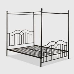 Queen Earhart Traditional Iron Canopy Bed - Christopher Knight Home 8 Queen Earhart Traditional Iron Canopy Bed - Christopher Knight Home -Living Furniture GUEST af06fb07 67ee 4756 96c5 8f436be8d46d