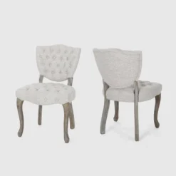 Set Of 2 Crosswind Tufted Dining Chair - Christopher Knight Home -Living Furniture GUEST af6d2e6a e9bd 4f28 8e31 e99c958fc69d