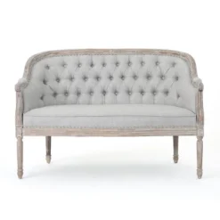 Faye Classical Tufted Loveseat - Christopher Knight Home -Living Furniture GUEST b06d8b8b 052b 4ed4 9cc4 418449784af2