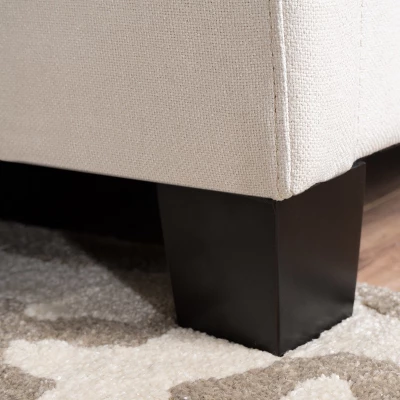 Queen Costello Upholstered Bed Set - Christopher Knight Home 3 Queen Costello Upholstered Bed Set - Christopher Knight Home - Image 3