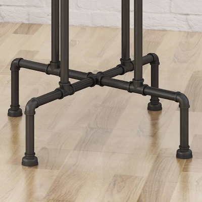 32" Westleigh Round Industrial Bar Table Dark Brown - Christopher Knight Home 2 32" Westleigh Round Industrial Bar Table Dark Brown - Christopher Knight Home - Image 2