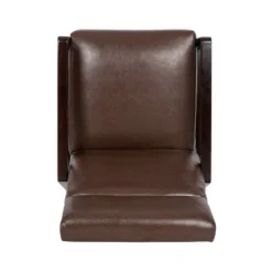 Fernhill Mid Century Modern Faux Leather Upholstered Pushback Recliner Dark Brown/Dark Espresso - Christopher Knight Home 10 Fernhill Mid Century Modern Faux Leather Upholstered Pushback Recliner Dark Brown/Dark Espresso - Christopher Knight Home -Living Furniture GUEST b432f42a cb5c 40a5 bfe6 cce0f9e5842a