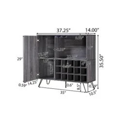 Lochner Mid Century Wine & Bar Cabinet - Christopher Knight Home 17 Lochner Mid Century Wine & Bar Cabinet - Christopher Knight Home -Living Furniture GUEST b559191c 6372 4dd1 814e ff92c0333976