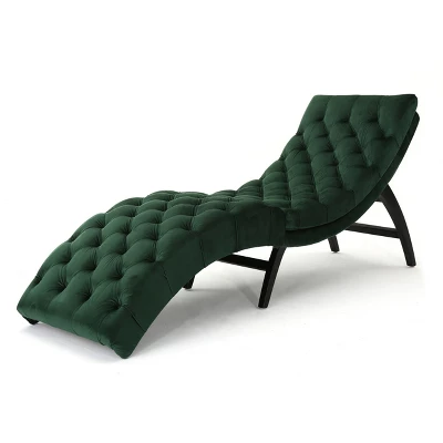 Garret Tufted Chaise Lounge - Christopher Knight Home 5 Garret Tufted Chaise Lounge - Christopher Knight Home - Image 5