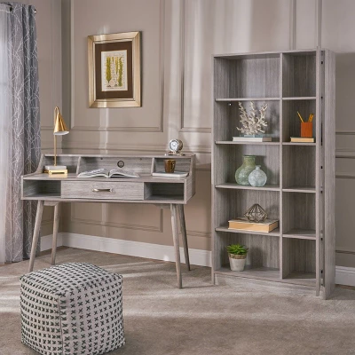 2pc Brenda Mid Century Home Office Set - Christopher Knight Home 1 2pc Brenda Mid Century Home Office Set - Christopher Knight Home