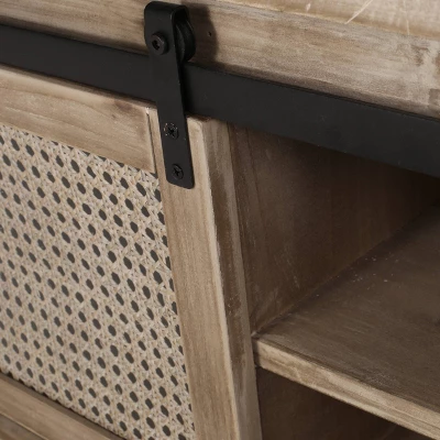 Niemi Rustic Storage Bench With Cushion Beige/ Natural/Black - Christopher Knight Home 7 Niemi Rustic Storage Bench With Cushion Beige/ Natural/Black - Christopher Knight Home - Image 7