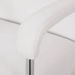 Gehring Modern Channel Stitched Swivel Office Lift Chair White/Chrome - Christopher Knight Home 10 Gehring Modern Channel Stitched Swivel Office Lift Chair White/Chrome - Christopher Knight Home -Living Furniture GUEST b6d29163 1116 4077 beed b4499d632852