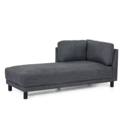 Hyland Contemporary Fabric Upholstered Chaise Lounge - Christopher Knight Home -Living Furniture GUEST b708504a bb57 4c4a 8158 a82fa4519b79