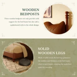 Christopher Knight Home Calka Modern Faux Leather Upholstered Coffee Bed With Headboard -Living Furniture GUEST b8176d90 5b02 4cde 8370 4716eabe3cfa