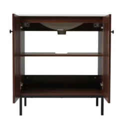 Christopher Knight Home Raja 30" Contemporary Vintage Bathroom Vanity With Ceramic Sink And Fence Door, Dark Brown 12 Christopher Knight Home Raja 30" Contemporary Vintage Bathroom Vanity With Ceramic Sink And Fence Door, Dark Brown -Living Furniture GUEST b8afe78c 29bf 4c3c 87f4 68243ce0b937