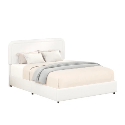 Christopher Knight Home Calvin Modern Boucle Upholstered Queen Size Bed With 2 Drawers And Adjusted Headboard 7 Christopher Knight Home Calvin Modern Boucle Upholstered Queen Size Bed With 2 Drawers And Adjusted Headboard - Image 7