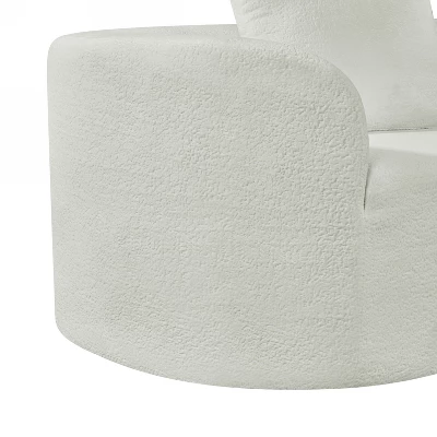 Christopher Knight Home 116" Modern Curved Sectional Sofa With High-Density Sponge And 4 Pillows 8 Christopher Knight Home 116" Modern Curved Sectional Sofa With High-Density Sponge And 4 Pillows - Image 8