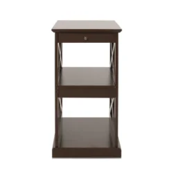 Vernon Contemporary 2 Shelf Side Table Dark Walnut - Christopher Knight Home 12 Vernon Contemporary 2 Shelf Side Table Dark Walnut - Christopher Knight Home -Living Furniture GUEST ba3904d3 a024 4934 82ab f0fc3ac2b597