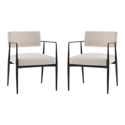 Christopher Knight Home Behrens Mid-Century Modern Upholstered Dining Chairs (Set Of 2) 1 Christopher Knight Home Behrens Mid-Century Modern Upholstered Dining Chairs (Set Of 2)
