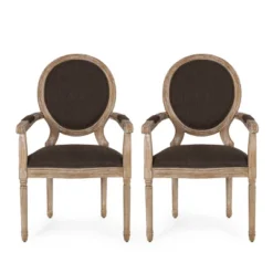 Set Of 2 Judith French Country Wood Upholstered Dining Chairs - Christopher Knight Home 27 Set Of 2 Judith French Country Wood Upholstered Dining Chairs - Christopher Knight Home -Living Furniture GUEST bb1a1443 e2ef 46a6 b184 15ff536d57eb
