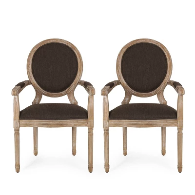 Set Of 2 Judith French Country Wood Upholstered Dining Chairs - Christopher Knight Home 13 Set Of 2 Judith French Country Wood Upholstered Dining Chairs - Christopher Knight Home - Image 13