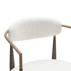 Christopher Knight Home Grov Upholstered Boucle Iron Dining Chair (Set Of 2), Beige And Gold 12 Christopher Knight Home Grov Upholstered Boucle Iron Dining Chair (Set Of 2), Beige And Gold -Living Furniture GUEST bba6abcc 5eed 466a a1a2 451b26c347ca