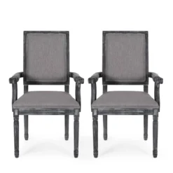 Set Of 2 Maria French Country Wood Upholstered Dining Chairs - Christopher Knight Home 28 Set Of 2 Maria French Country Wood Upholstered Dining Chairs - Christopher Knight Home -Living Furniture GUEST bbf71da1 8d01 4701 8dca 2cbdfcfaba1d