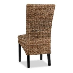 Christopher Knight Home Classic Harper Rattan And Wood Dining Chair (Set Of 2), Brown/Black -Living Furniture GUEST bc287463 5e40 4010 b56c 5f7a7369811d