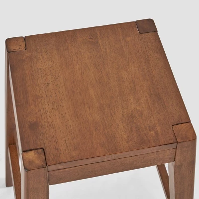 Set Of 2 Maybelle Farmhouse Wooden Counter Height Barstools - Christopher Knight Home 4 Set Of 2 Maybelle Farmhouse Wooden Counter Height Barstools - Christopher Knight Home - Image 4