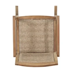 Welby Outdoor Acacia Wood/Wicker Rocking Chair Light Brown - Christopher Knight Home -Living Furniture GUEST bd853903 ec09 45a7 a3be c6df6aa3ae78