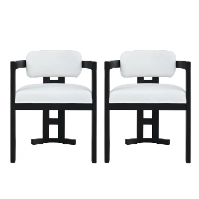 Christopher Knight Home Luna Modern Rubber Wood Upholstered Dining Chair(Set Of 2) 10 Christopher Knight Home Luna Modern Rubber Wood Upholstered Dining Chair(Set Of 2) - Image 10