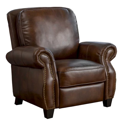Torreon Faux Leather Recliner Club Chair Dark Brown - Christopher Knight Home 8 Torreon Faux Leather Recliner Club Chair Dark Brown - Christopher Knight Home - Image 8