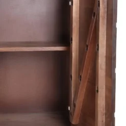 Terrell Handcrafted Boho Mango Wood Cabinet Antique Natural - Christopher Knight Home -Living Furniture GUEST bfb05f59 368a 45c9 a656 a6c1be0f2124