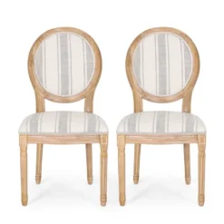 Set Of 2 Phinnaeus French Country Fabric Dining Chairs - Christopher Knight Home 19 Set Of 2 Phinnaeus French Country Fabric Dining Chairs - Christopher Knight Home -Living Furniture GUEST c073772e 9b90 48f6 9348 87b144e26c46