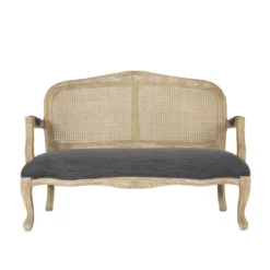 Saley French Country Wood And Cane Loveseat - Christopher Knight Home 21 Saley French Country Wood And Cane Loveseat - Christopher Knight Home -Living Furniture GUEST c075055a db6b 4bd0 8700 e66ae7acfa63