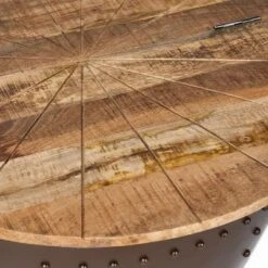 Christopher Knight Home Algonac Modern Industrial Handcrafted Mango Wood And Iron Storage Coffee Table, Natural -Living Furniture GUEST c180c400 7725 467f bd01 0b7d254a4846