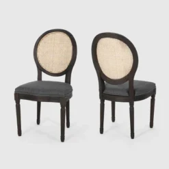 Set Of 2 Govan Wooden Dining Chairs - Christopher Knight Home -Living Furniture GUEST c18319fd 2bf9 4ea8 a854 adaf2029589f