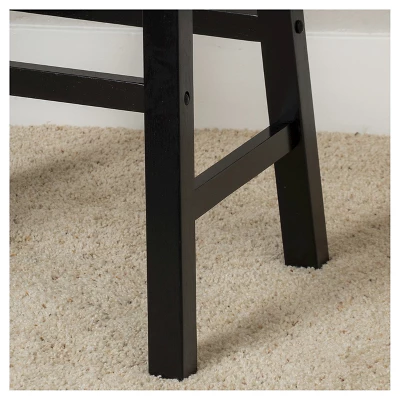 Set Of 2 29" Pomeroy Saddle Barstool Black - Christopher Knight Home 2 Set Of 2 29" Pomeroy Saddle Barstool Black - Christopher Knight Home - Image 2