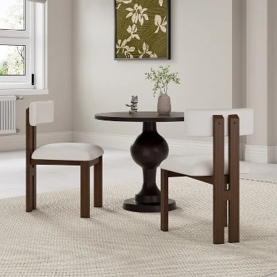 Christopher Knight Home Astura Iron Frame Upholstered Dining Chairs (Set Of 2) 12 Christopher Knight Home Astura Iron Frame Upholstered Dining Chairs (Set Of 2) - Image 12