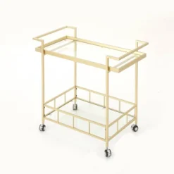 Ambrose Industrial Bar Cart - Christopher Knight Home -Living Furniture GUEST c2724277 8b12 4437 bec3 e35f69890deb